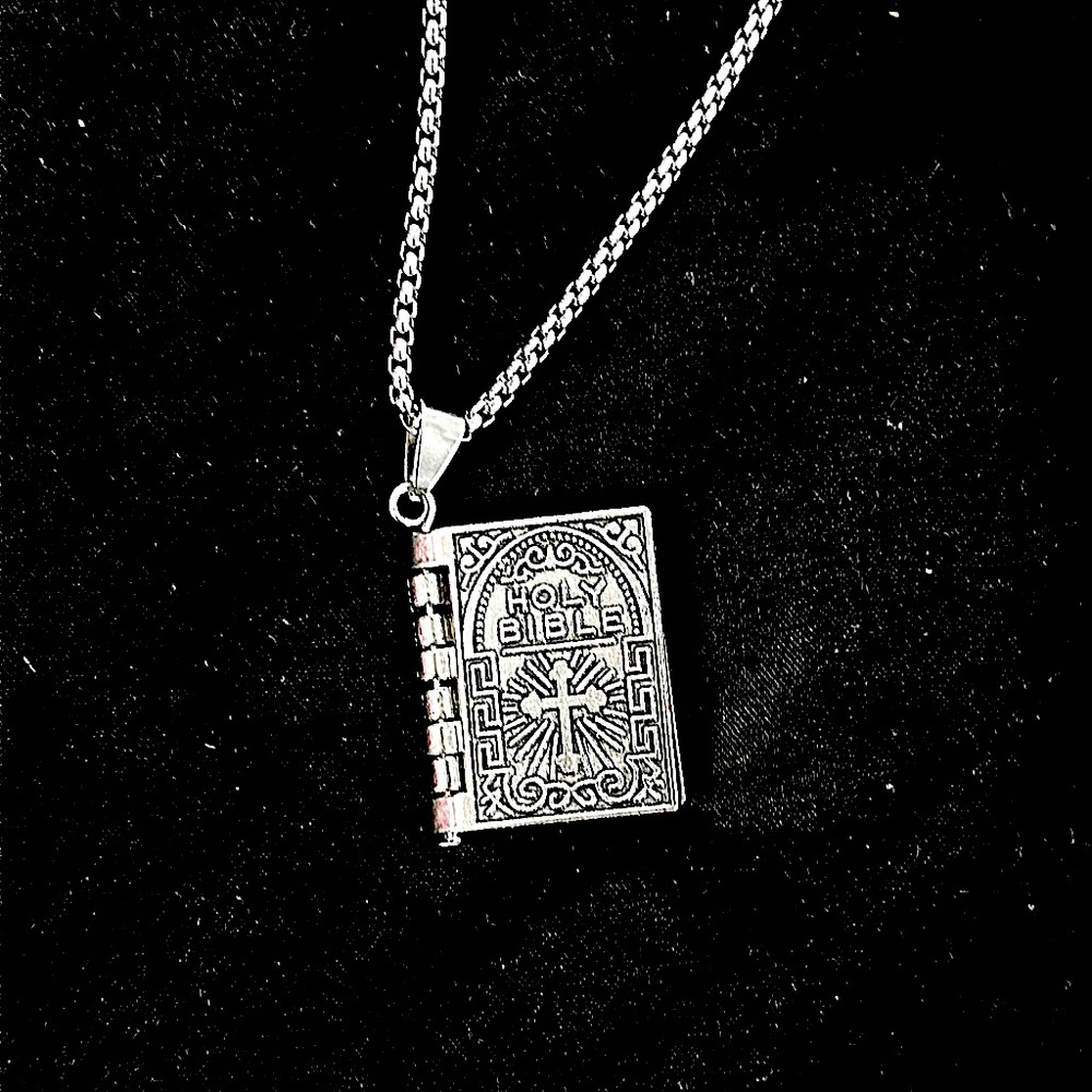 Holy Bible necklace